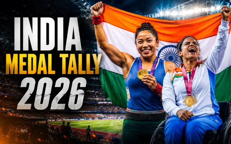 Commonwealth Games 2026 India Medal Tally: Live Updates India's Commonwealth Games 2026 medal tally featuring Mirabai Chanu and Sharmila Dhankar celebrating gold medals in Glasgow.