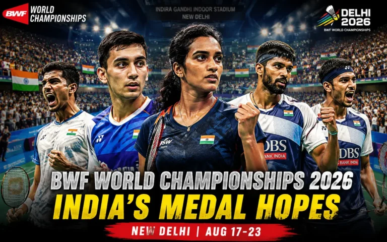 BWF World Championships 2026 India Players Draw and Medal Chances India players and medal contenders at BWF World Championships 2026 in New Delhi